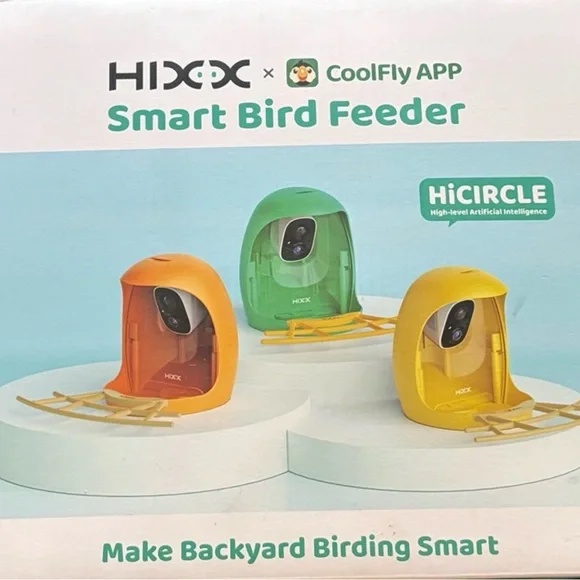 HIXX® Bird Feeder w/ Camera Solar Power Live Bird Watching Camera w/ AI Identify - Picture 10 of 13